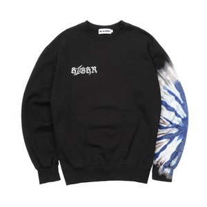 [BLAZED] H1GHR 1ST COMPILATION TIE DYE Sweat Crewneck - Black 正規品 韓国 ブランド 韓国通販 韓国代行 韓国ファッション トレーナー bz20101202