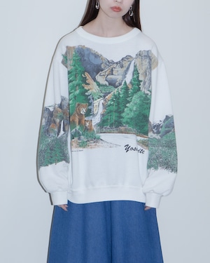 1990s art print sweatshirt