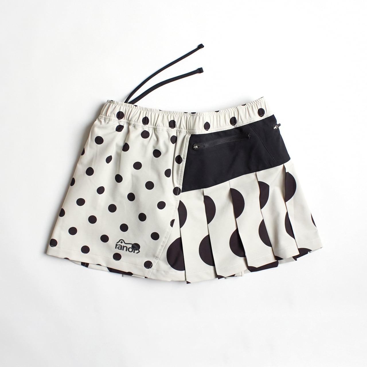 ranor（ラナー）DOT PLEATS SKIRT - CRAZY BEIGE レディース
