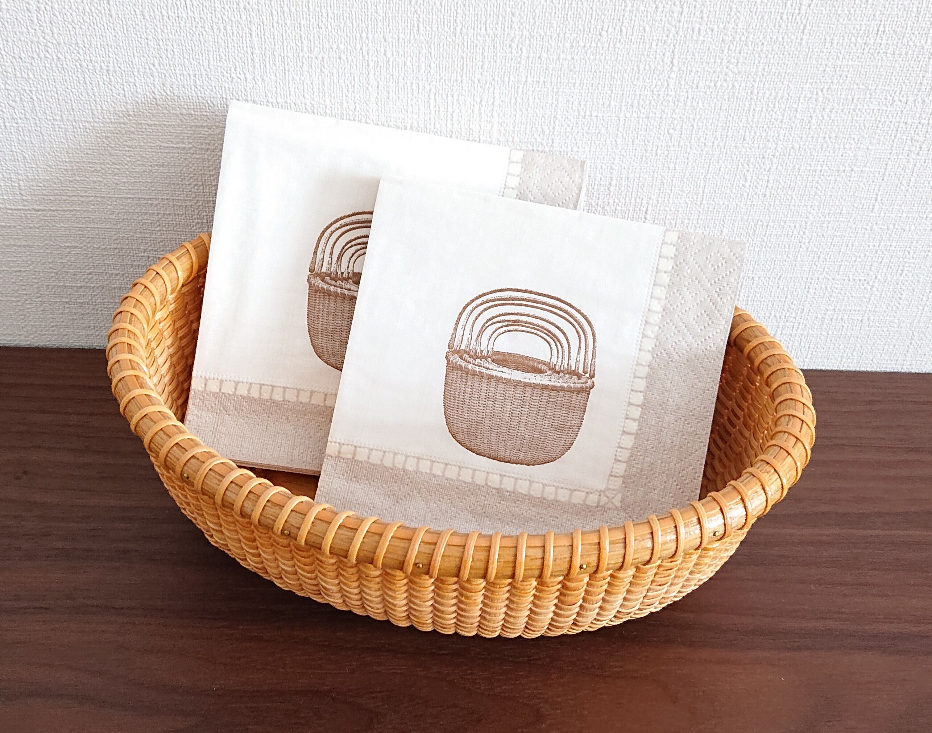 大人気の ナンタケット バスケット オーバルバスケット 蓋付き 未使用  