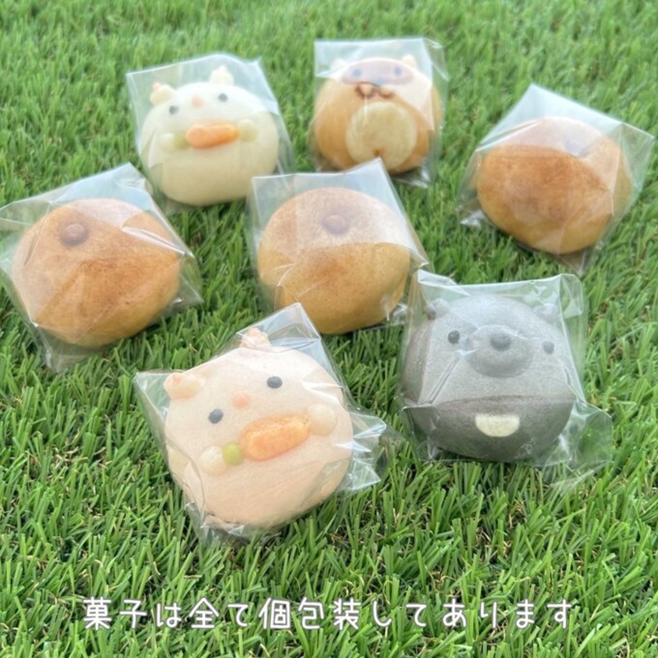 【選べる】まんまる動物まんじゅう6個入