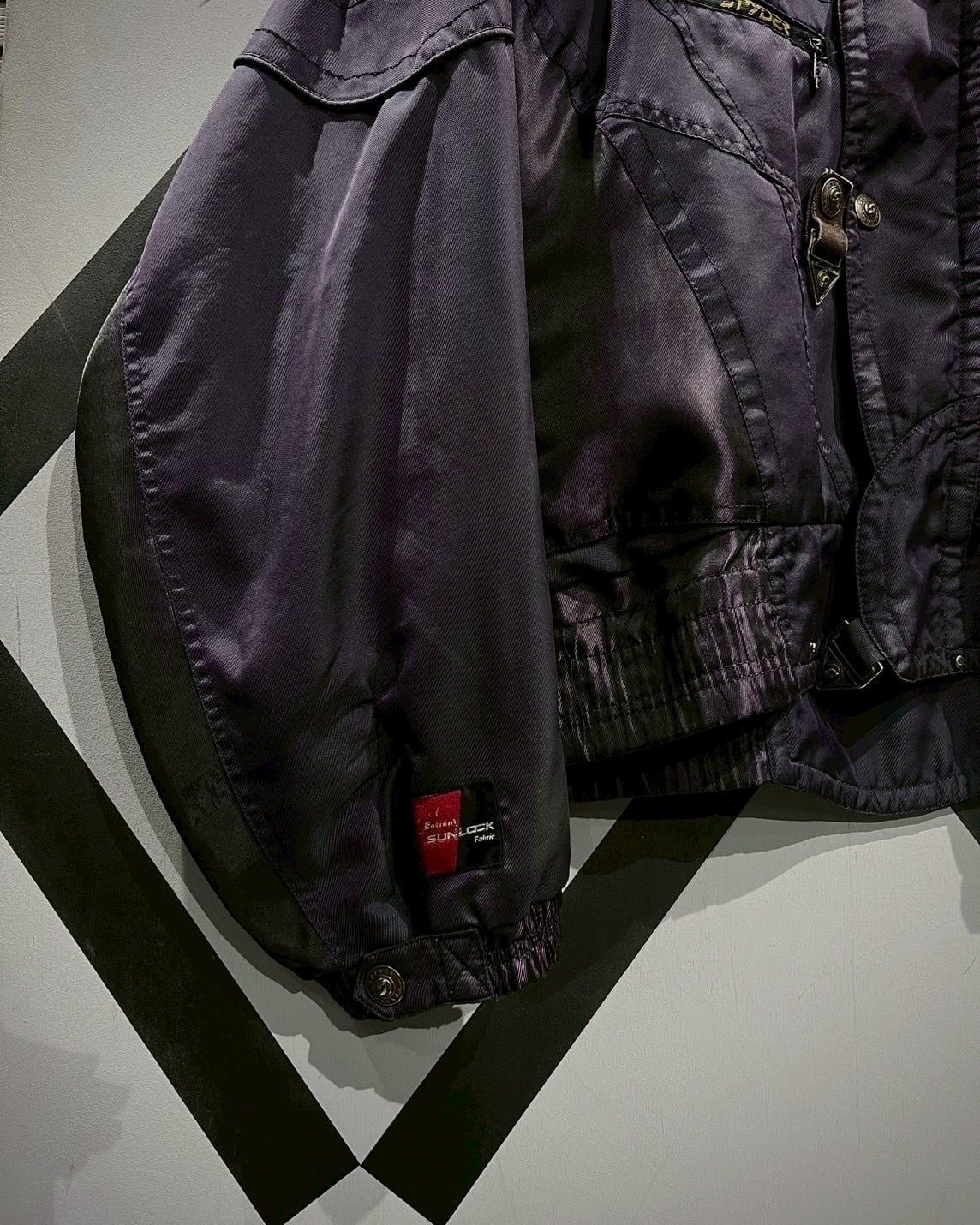 X VINTAGE】“SPYDER”80's 玉虫 Metallic Purple Ski Gear Jacket