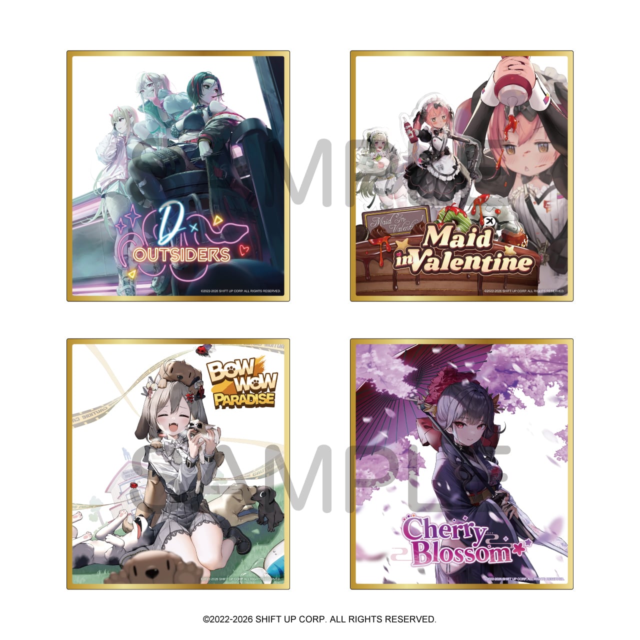 勝利の女神：NIKKE The Archive Record vol.1 アクリルクリア色紙 BOX