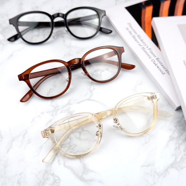 ■ボスリントン   3カラー ライトレンズ 眼鏡 H-WE5047