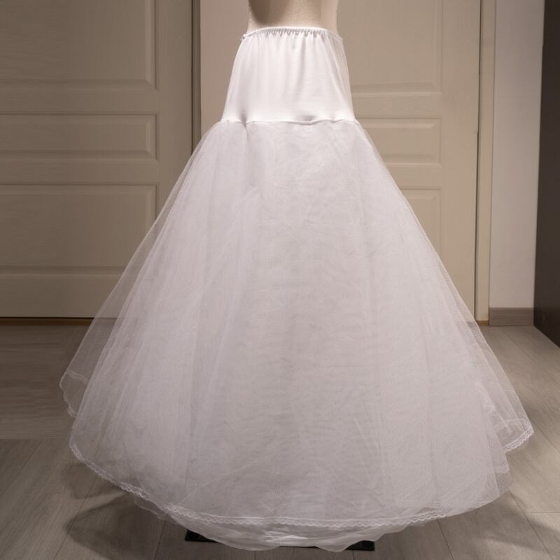 ふんわりチュールのロングパニエ D0304