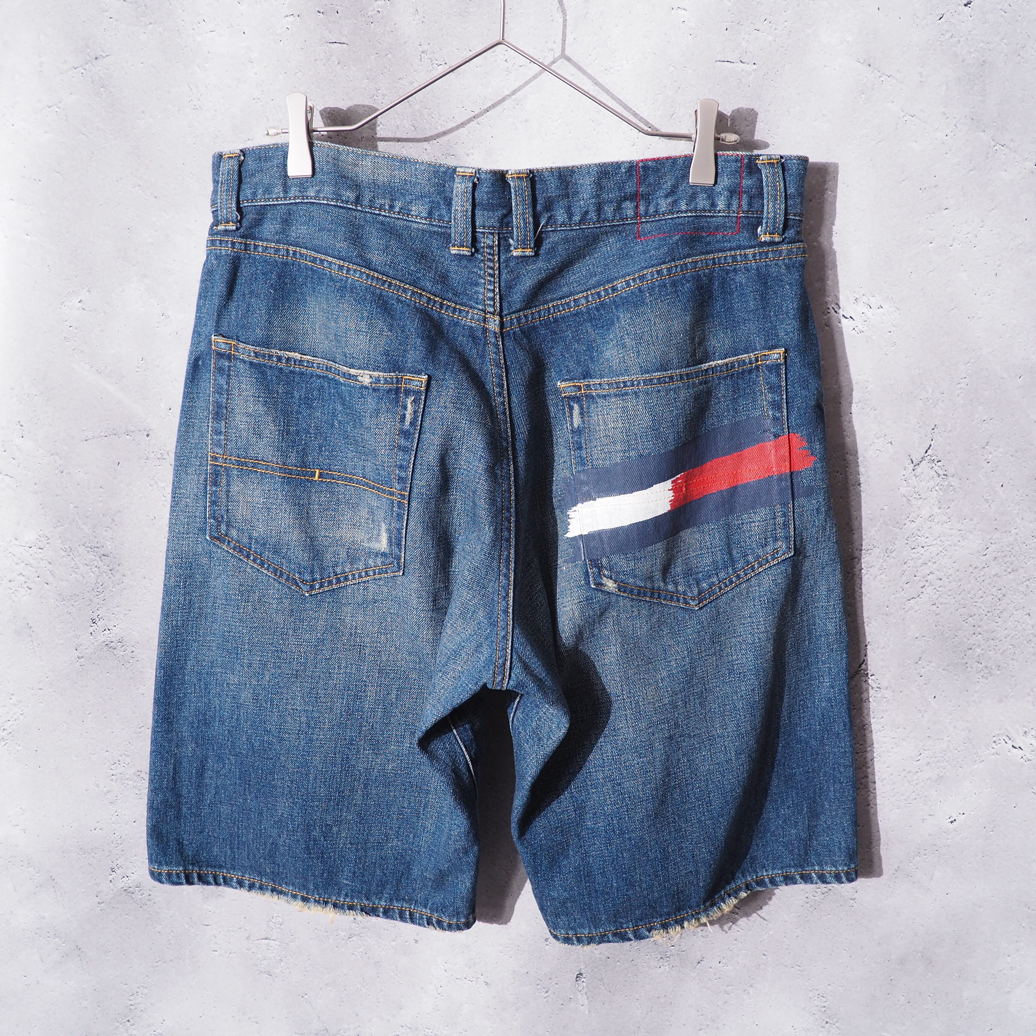 稀少 90s OLD STUSSY オールド ステューシー デニム ハーフパンツ 90's オールドステューシー デニム ハーフパンツ ジーンズ | Pay ID
