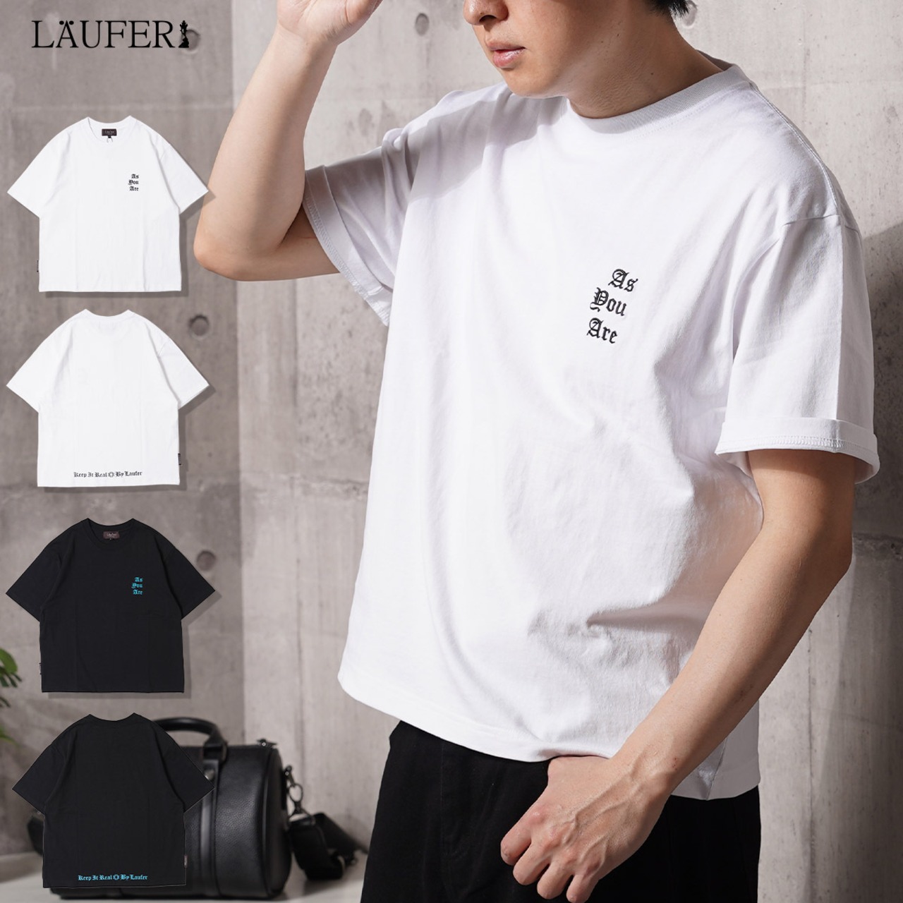 ◆As You Are Old Logo Tee◆lf-26101