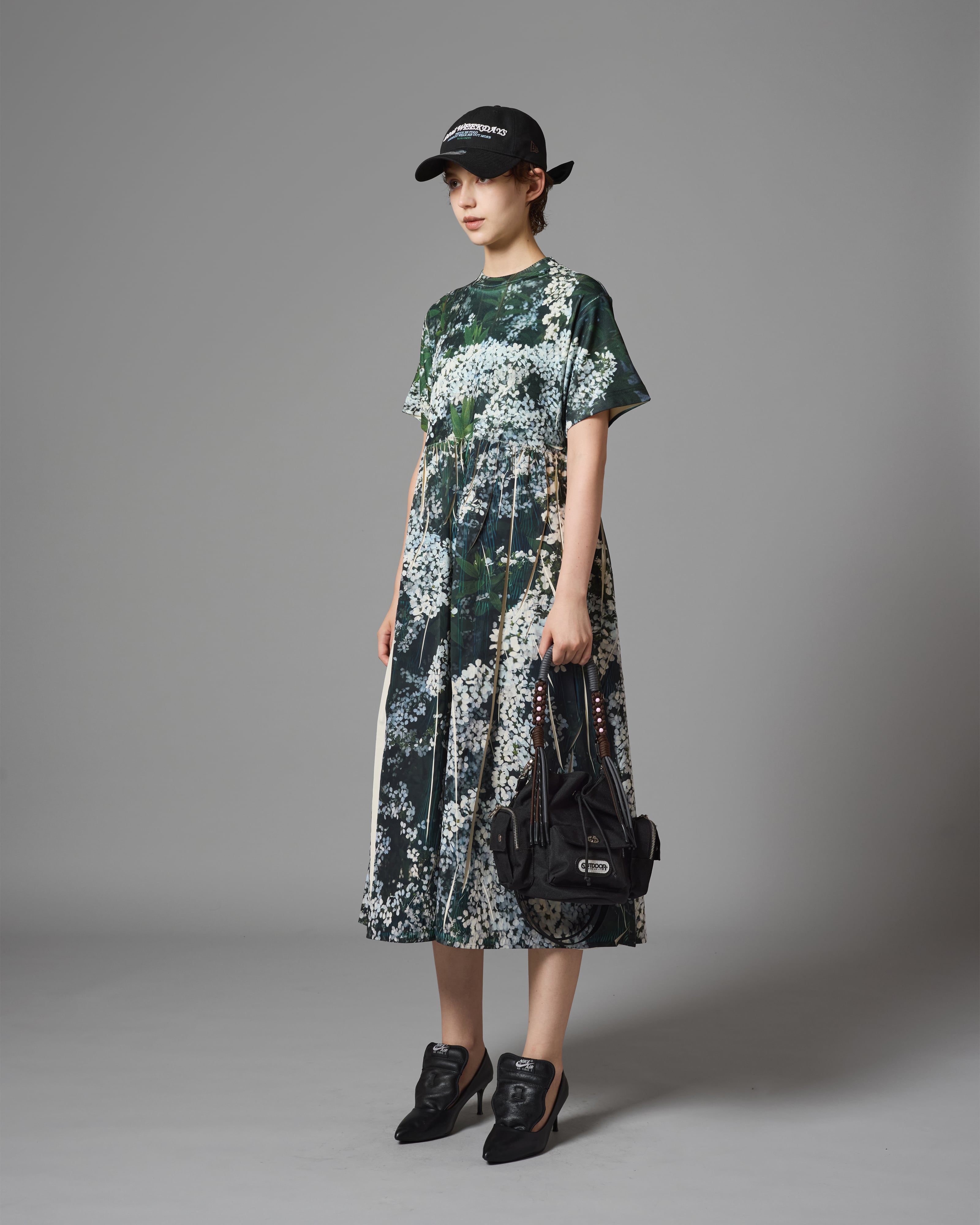 NON TOKYO ノントーキョー】 / DIRECT PRINT RIB ONE-PIECE ダイレクト