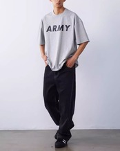 クルーネックプリントTシャツ　S0154