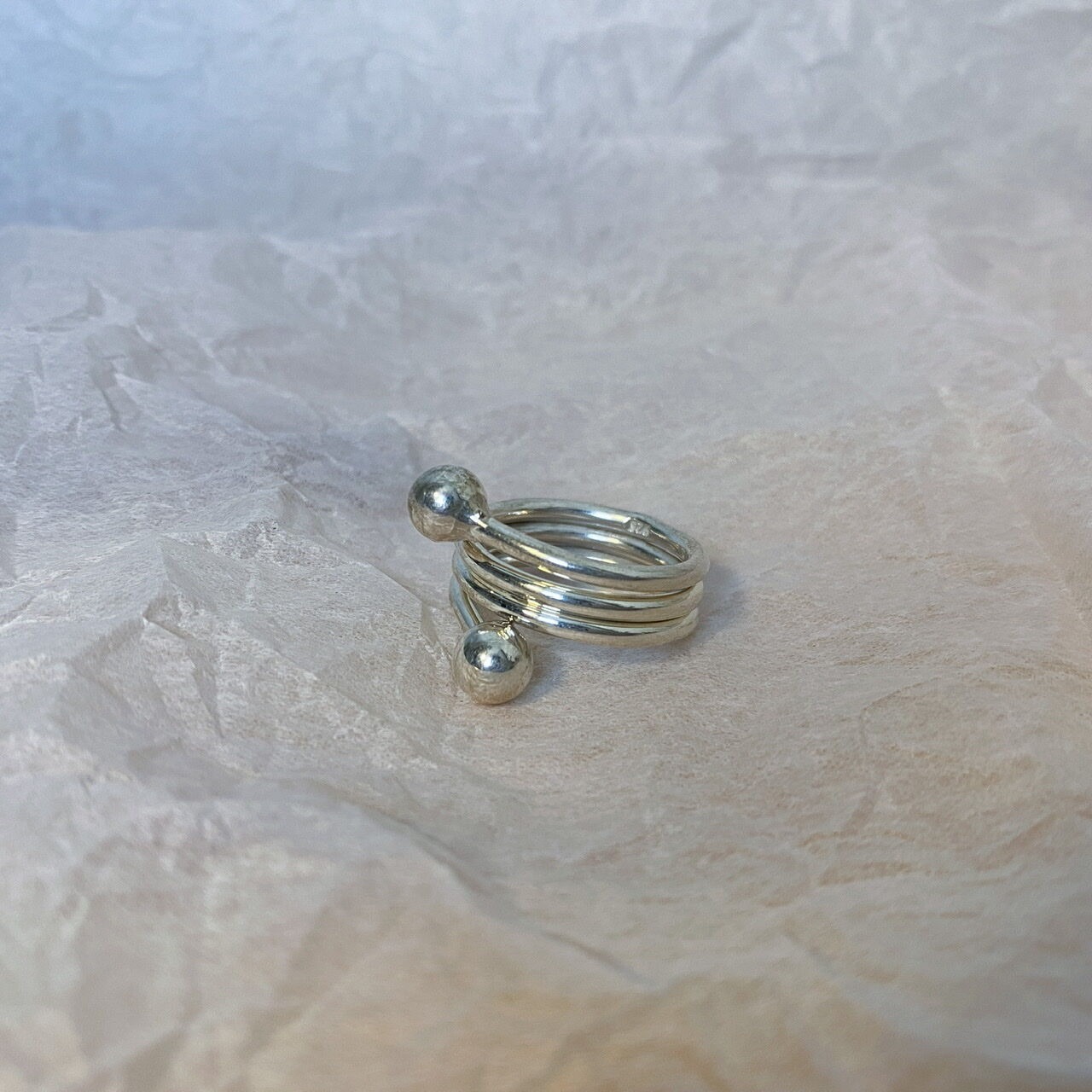 MX silver ring "13号"