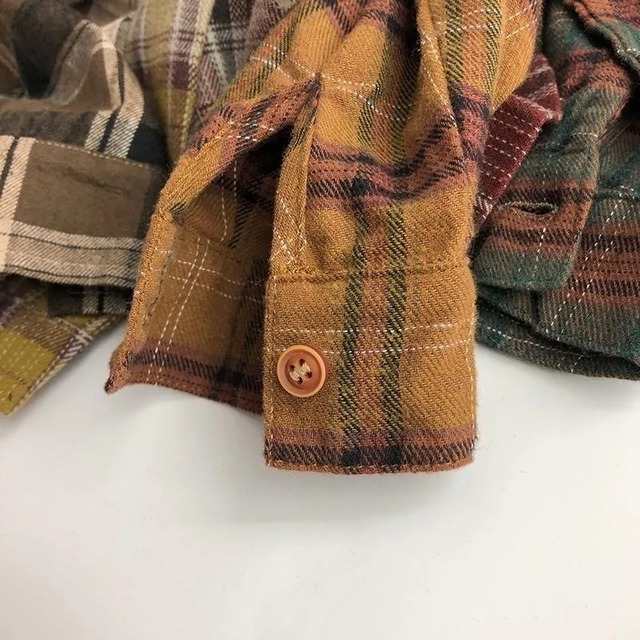 [取り寄せ]check shirt
