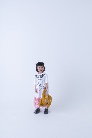 HAND-DRAWN BIG PRINT TEE / L