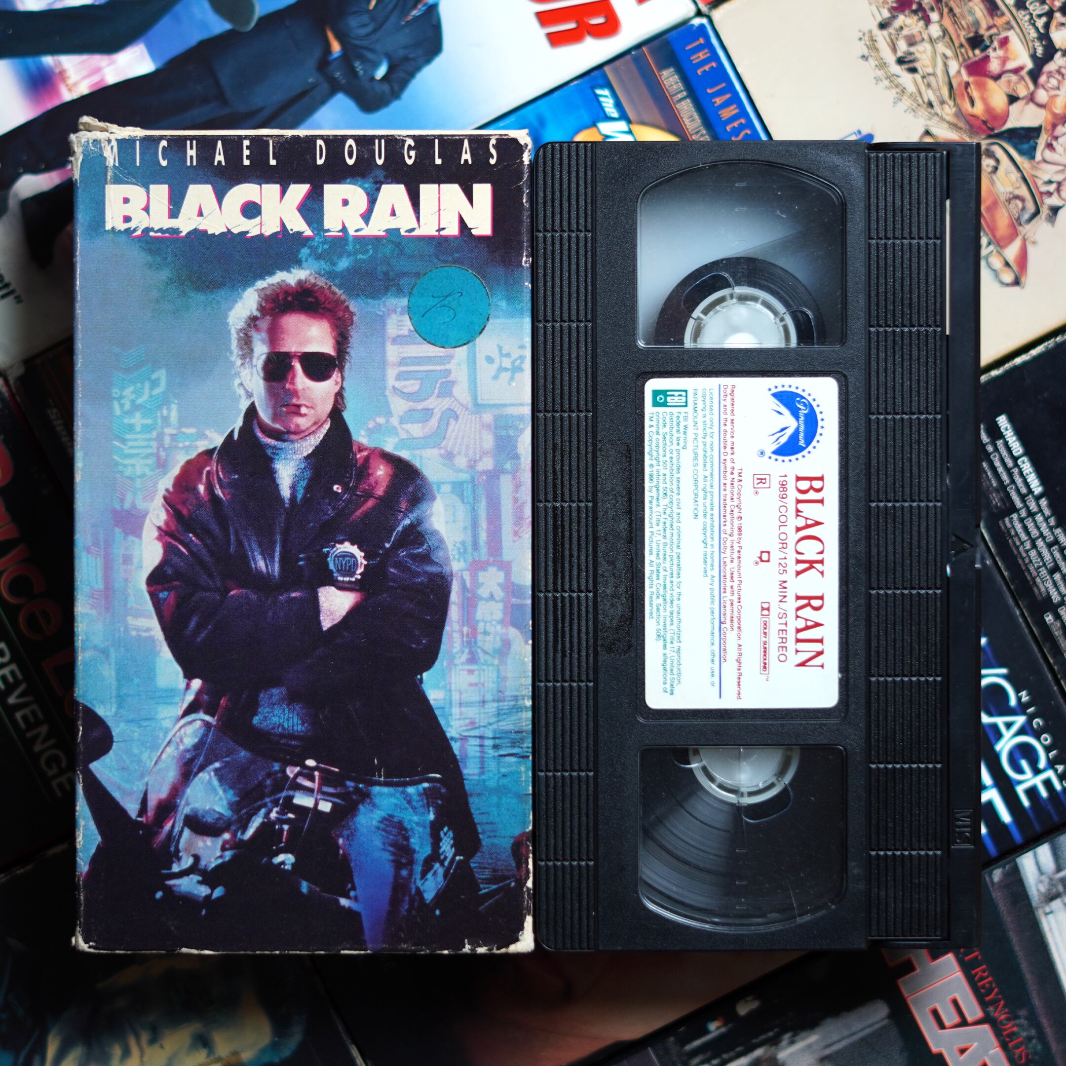 Black Rain / 海外版VHS【】
