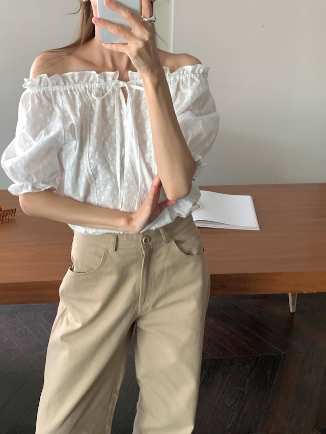 (予約)All over / Stay Blouse / 2color