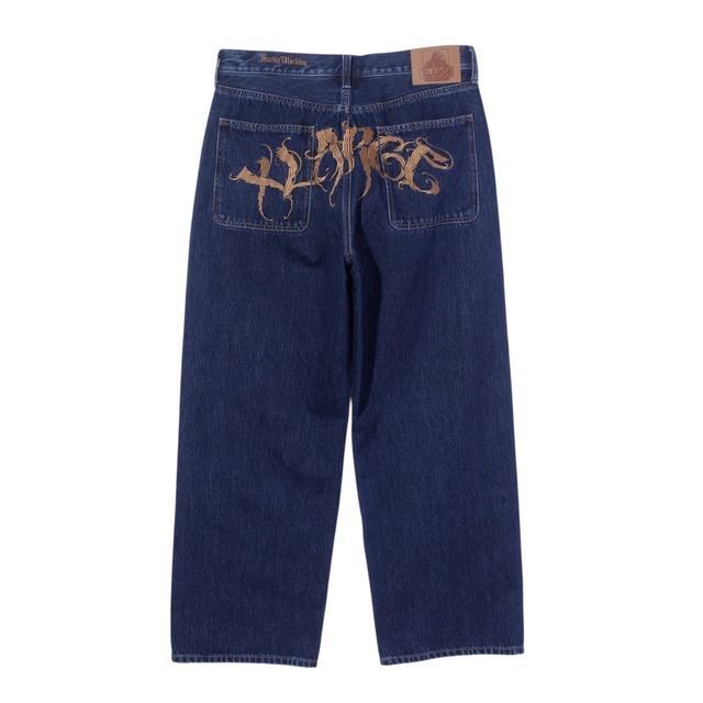 【XLARGE】RAGE LOGO DENIM PANTS / INDIGO【エクストララージ】