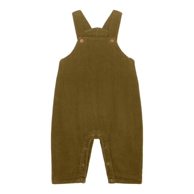 STUDIO BOHEME / HOMER OVERALLS / GREEN NUTRIA  / 18-24m