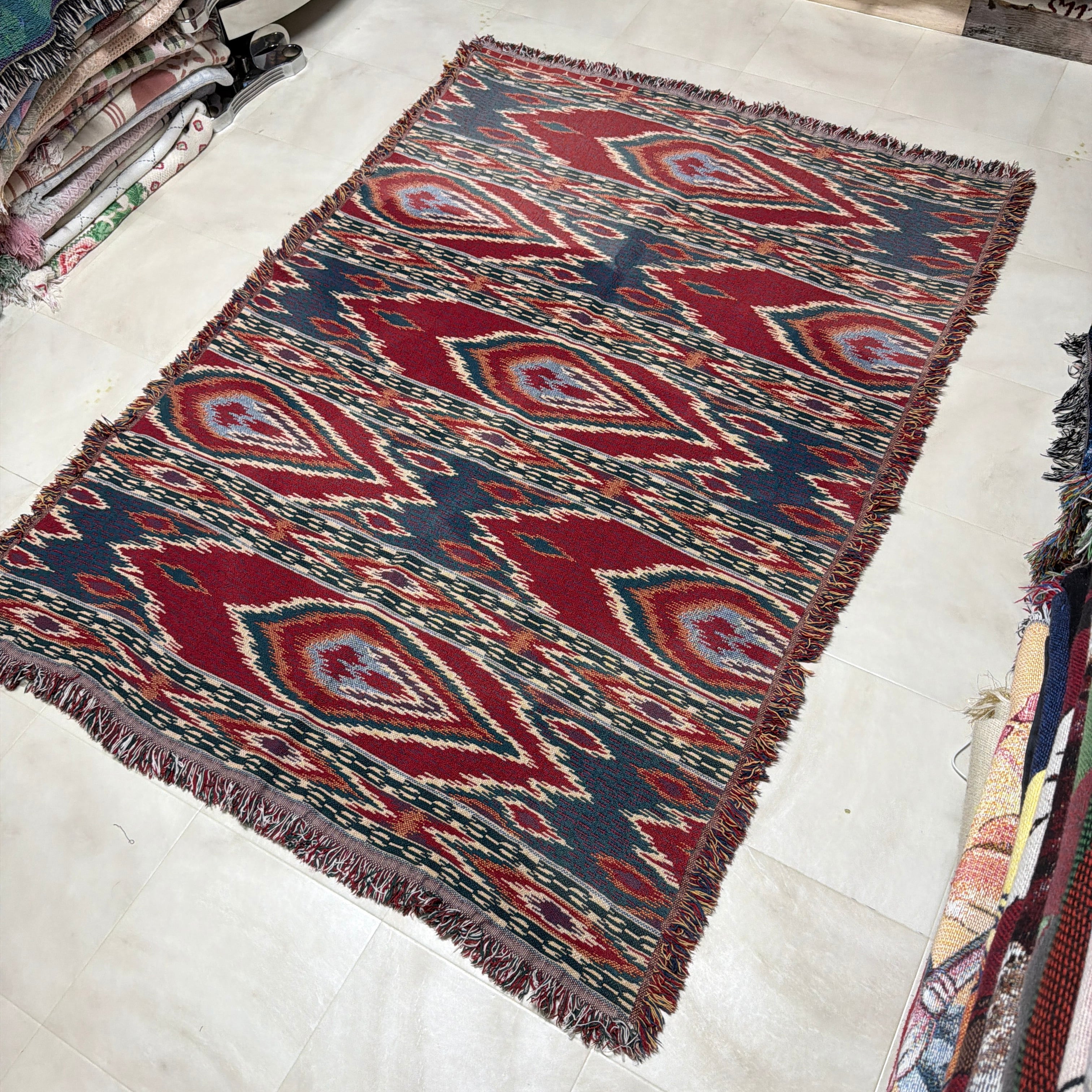 Tibetan Tiger Rug 《Lサイズ•ウール・NIGOモデル084》チベタン