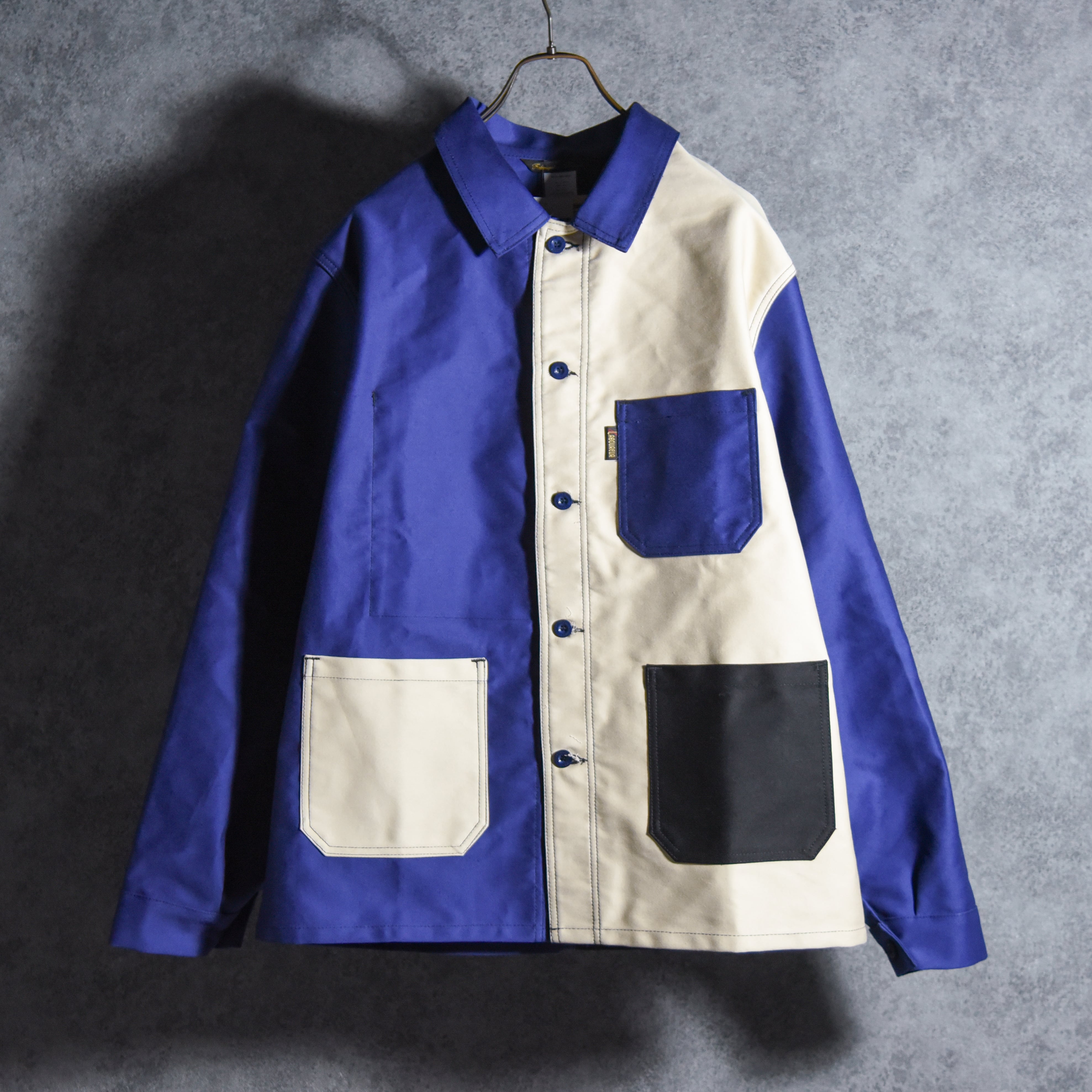 LA BOUREURラブルール 仏製 ワークジャケット 38 ネイビー BY別注 中古・古着通販】LE LABOUREUR (ル ラブルール) モールスキンワーク