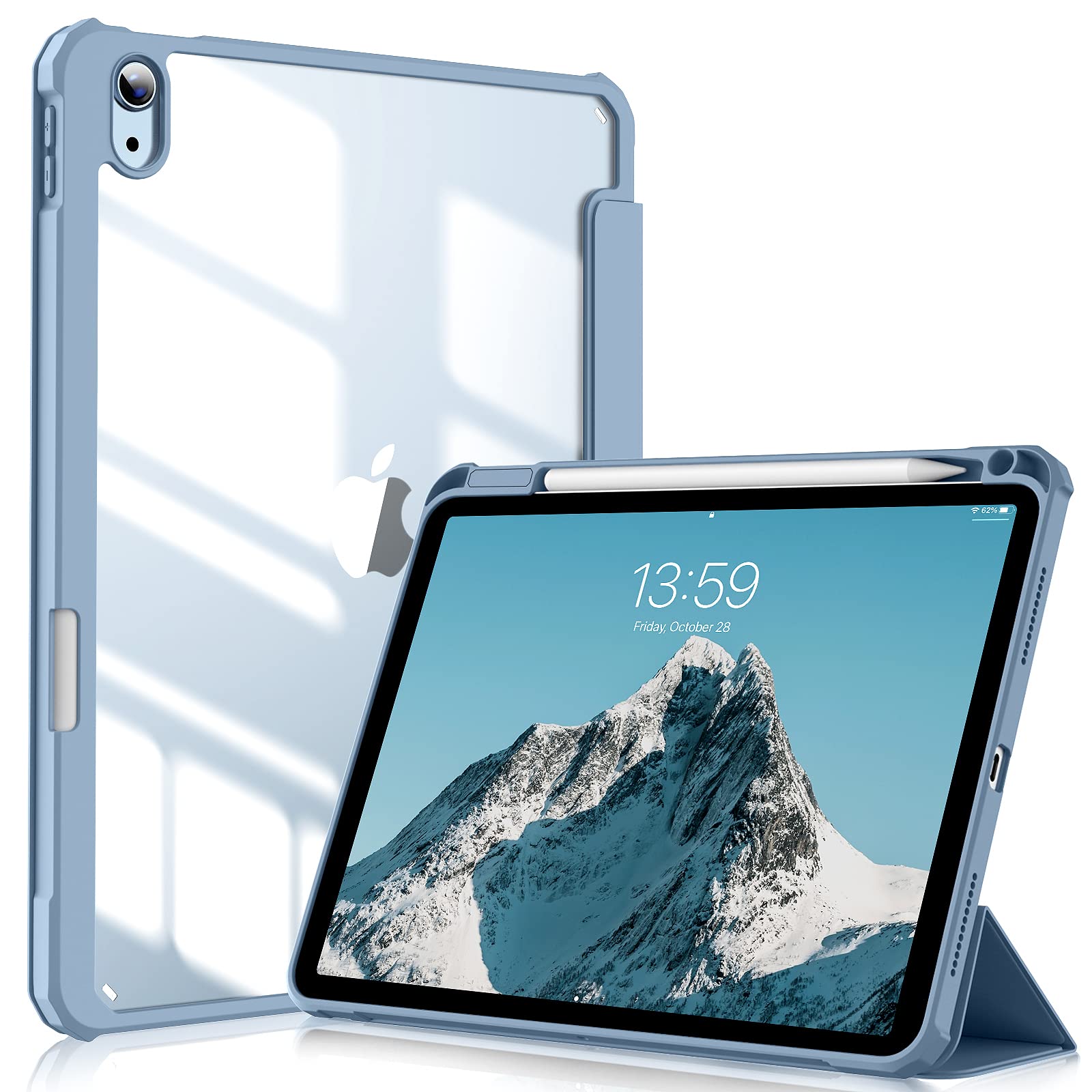 KenKe iPad Air 11インチ ケース (M3/M2、2025/2024) iPad Air 第5/4