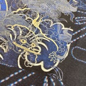 【tshirts217】Lsize KIMONO PRINT T-SHIRTS white