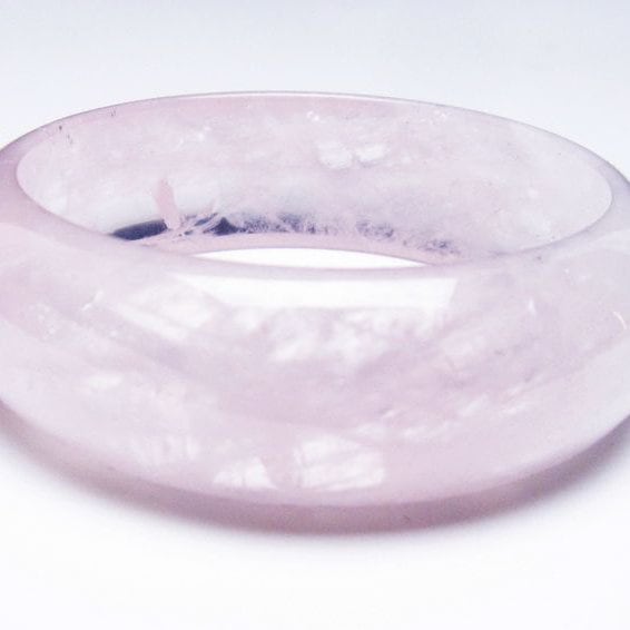 ローズクォーツ バングル 一点物 メール便可 [M便 1/10] 111-37045