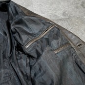 tyrolean leather tailored jacket brown