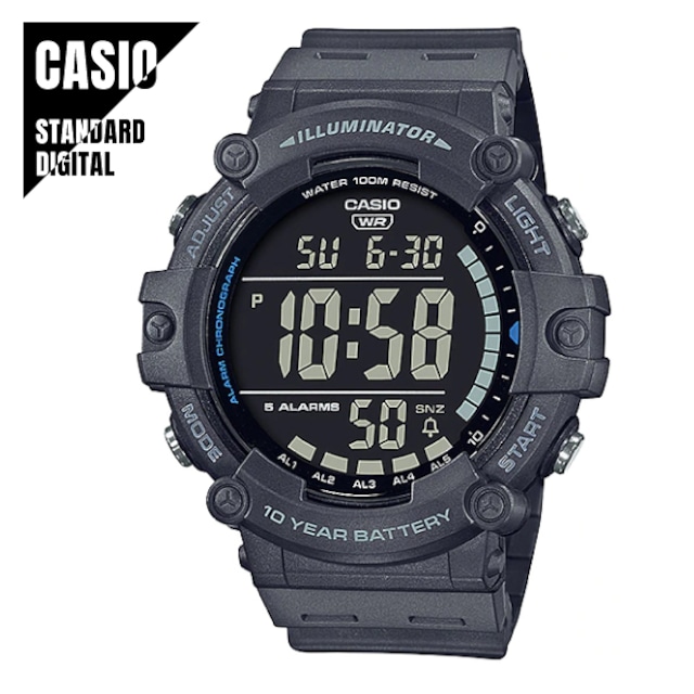 【即納】CASIO STANDARD カシオ スタンダード デジタル チプカシ チープカシオ グレー AE-1500WH-8B 腕時計 メンズ 送料無料