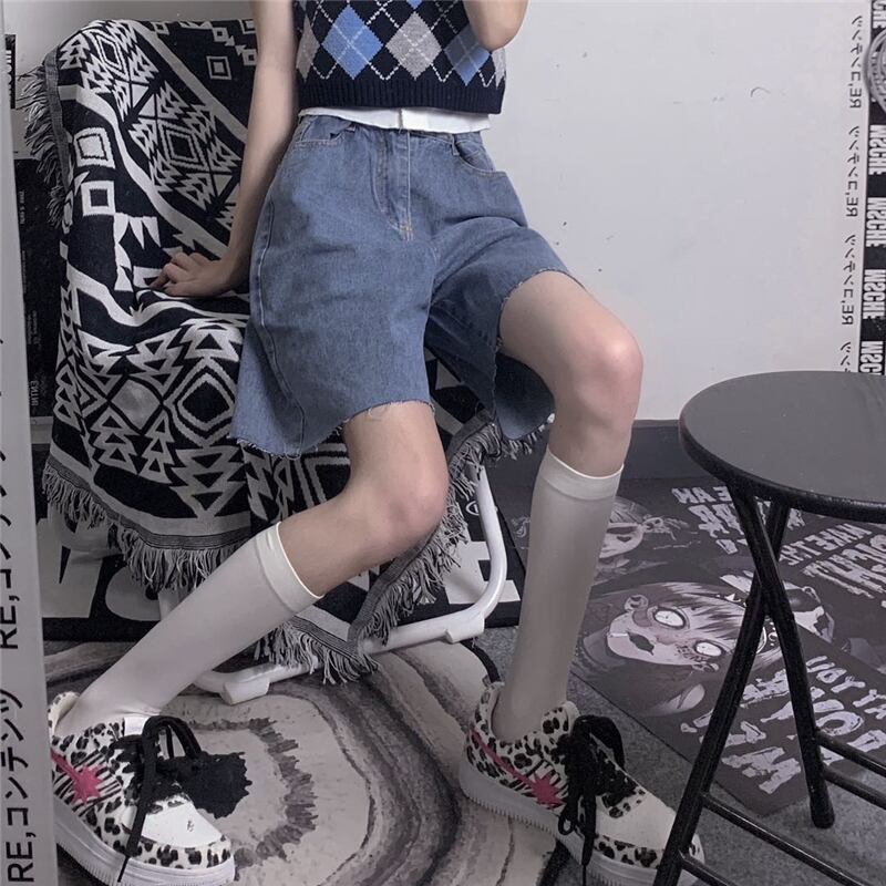 サマーショーツ スタイルハイウェストウェスト薄手パンツ カジュアル ストリート 夏物 ブルマー ケッペル71191520637