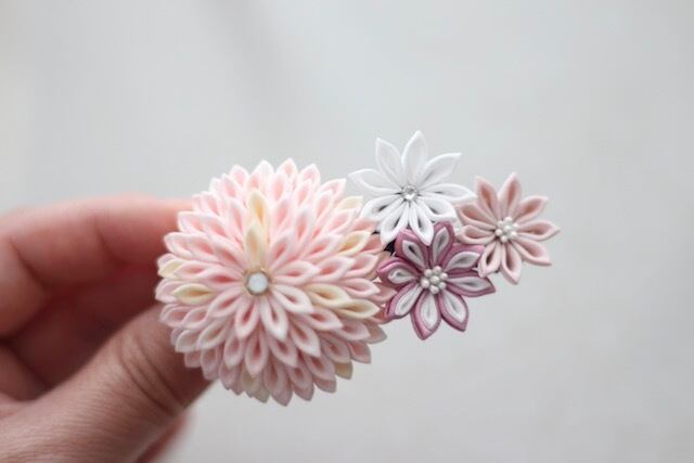 つまみ細工 ミニバレッタ