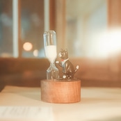 【atelier coin】 動物の砂時計 ねこ・色付