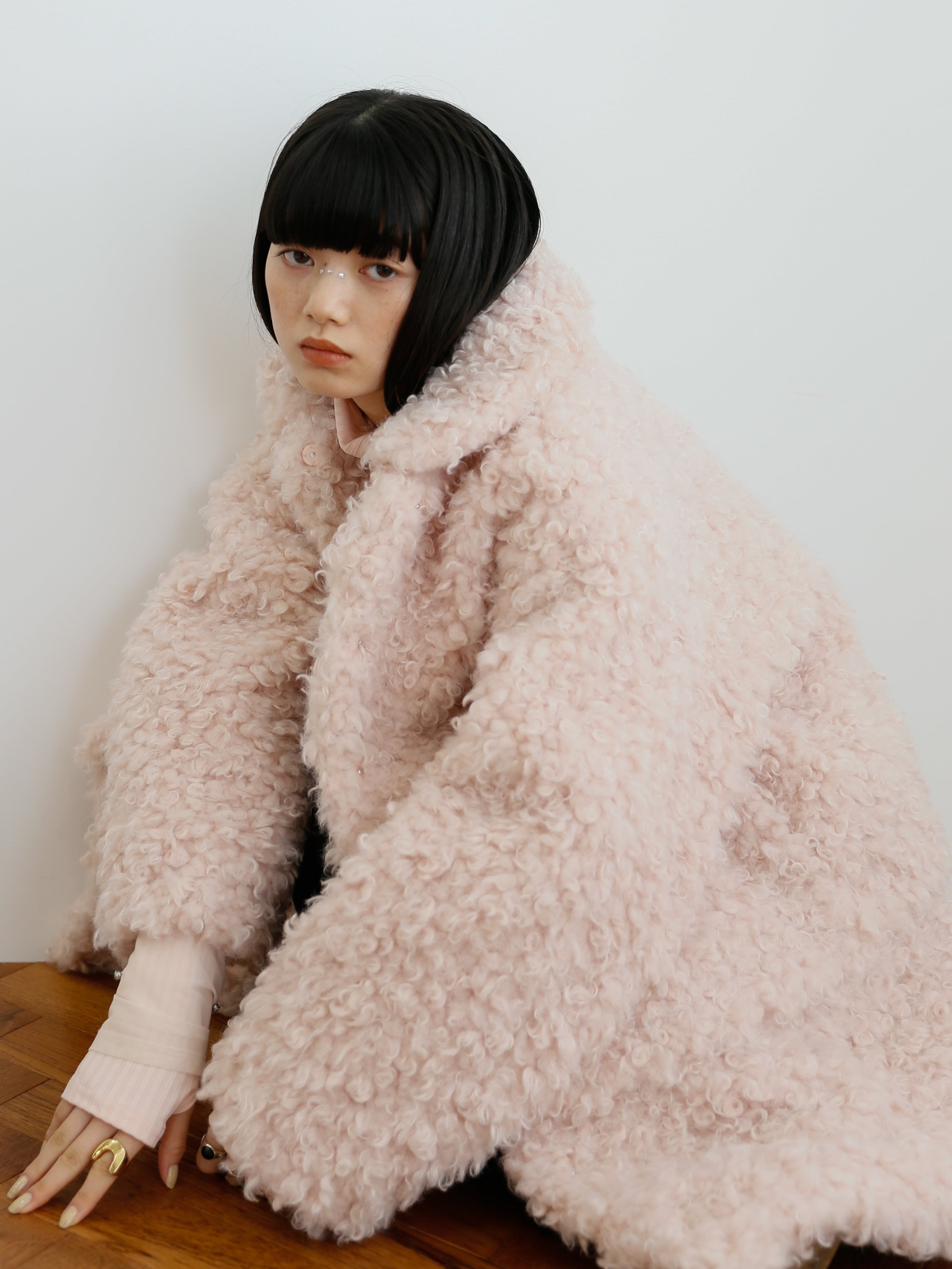 4way eco fur coat（pink） | Katrin TOKYO