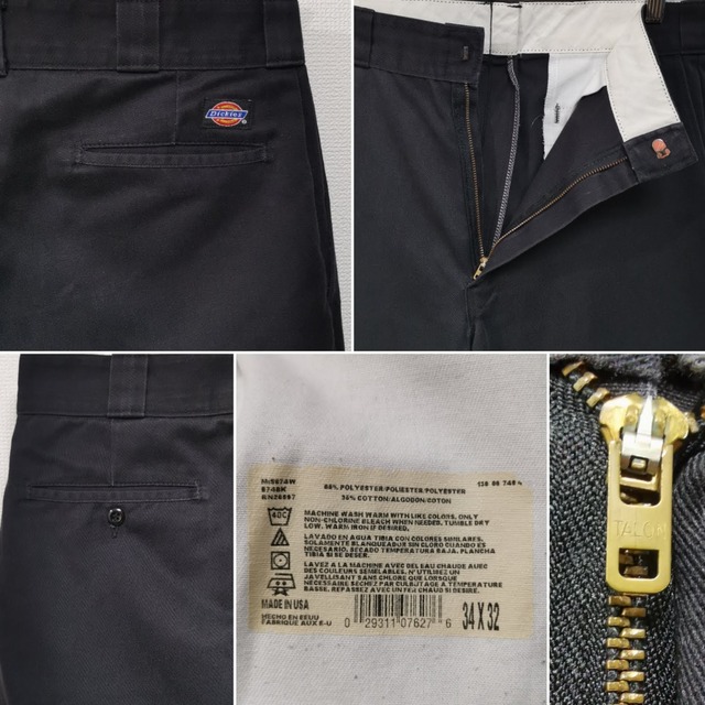 Dickies USA製 ブラック w40 l32 Dickies ワークパンツ W40 Dickies USA製 ブラック w40 l32 Dickies ワークパンツ W40