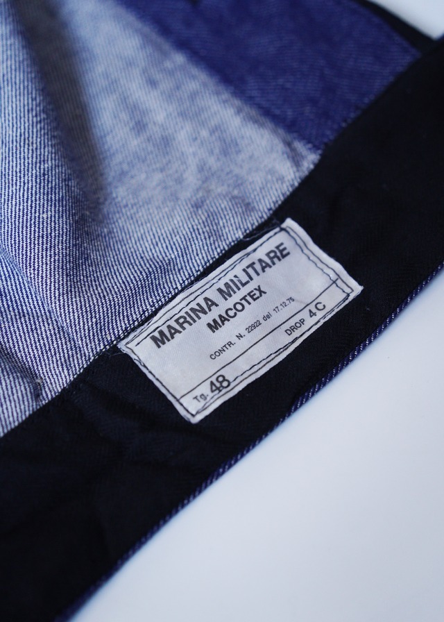 70's Italy army denim short jacket