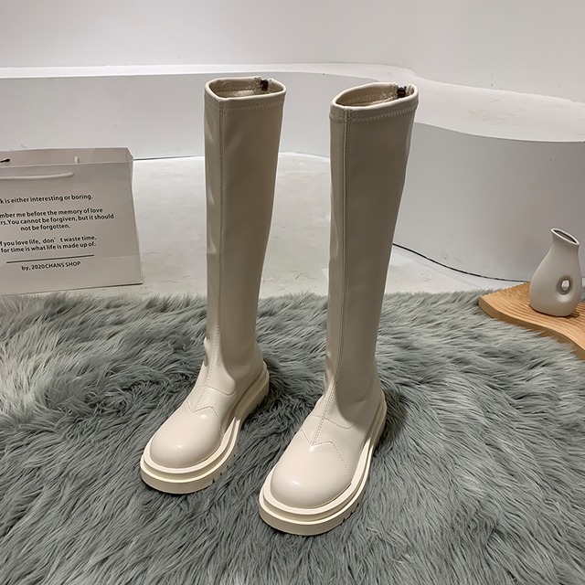 ブーツブラックレッド 靴 シューズ ラウンドトー フェイクシューズ8972848364