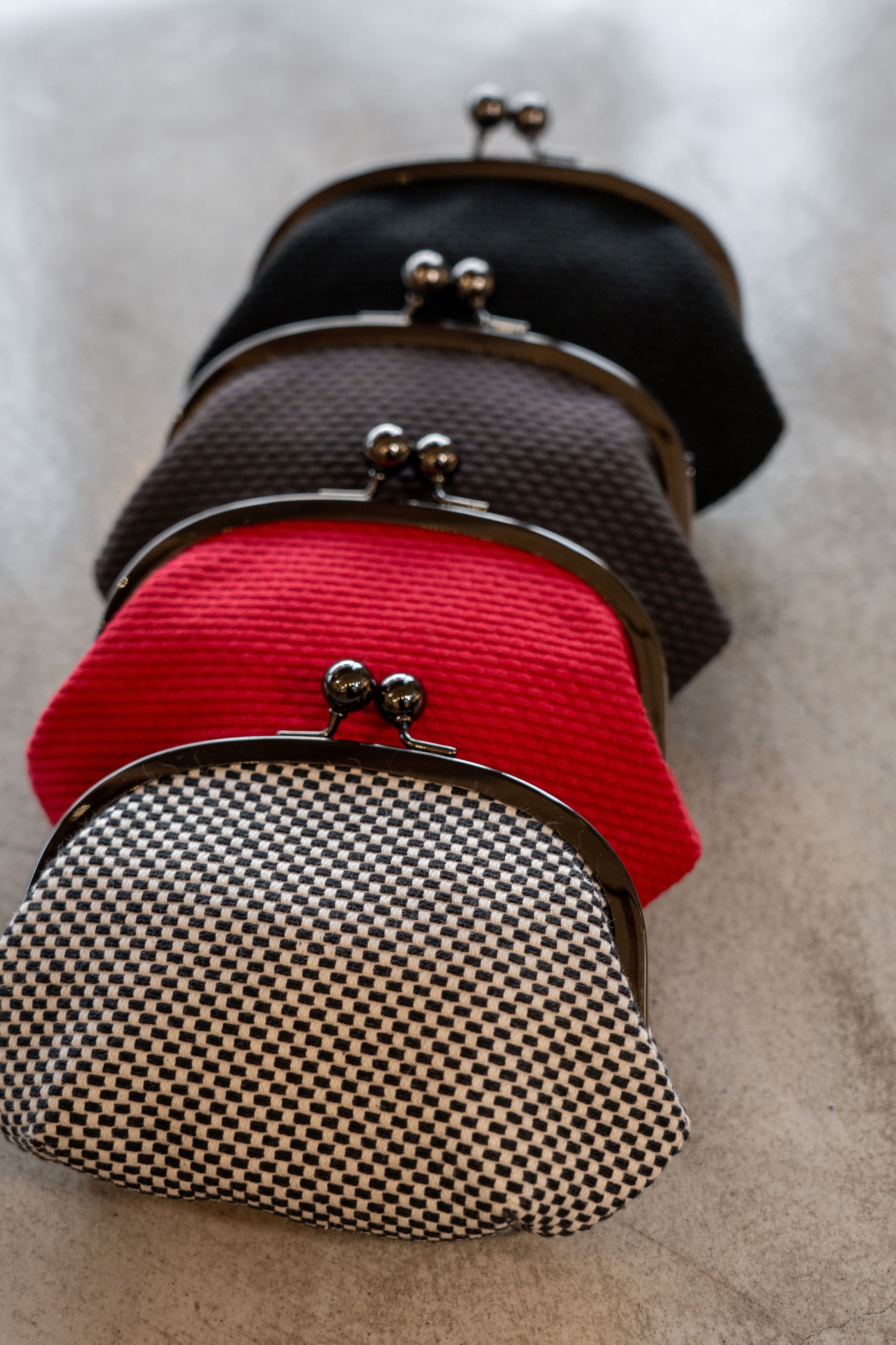 まーちゃん　ちょっと和風の刺し子の印鑑入れ他　がま口　ポーチ gamaguchi がま口 | sasicco公式Webショップ