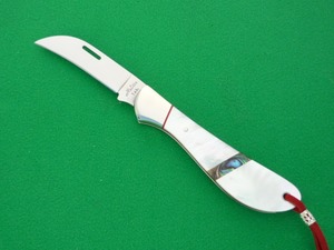 フローリストナイフメリッタ　      FS-120H　白蝶貝/アワビ