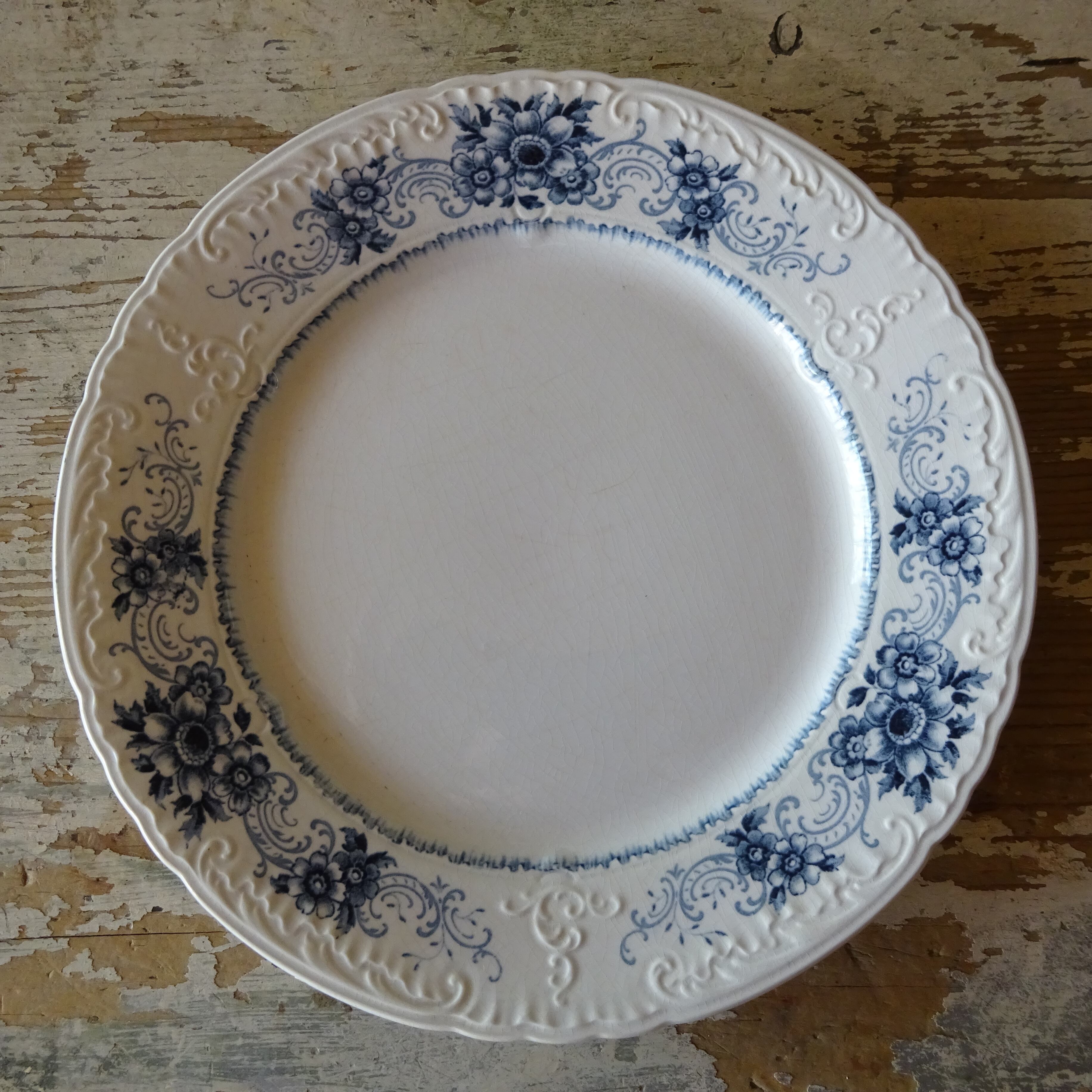 【 Nouveauté 】☆U & C SARREGUEMINES  modèle《AÏDA》assiette plate (A)