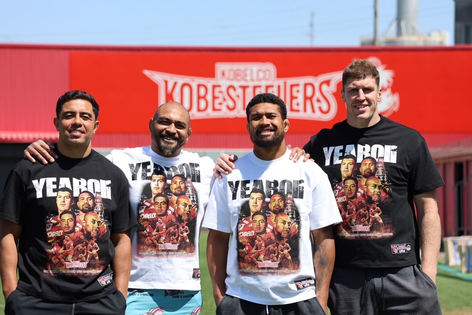 Yeaboii x KOBELCO KOBE STEELERS オリジナルデザインTシャツ
