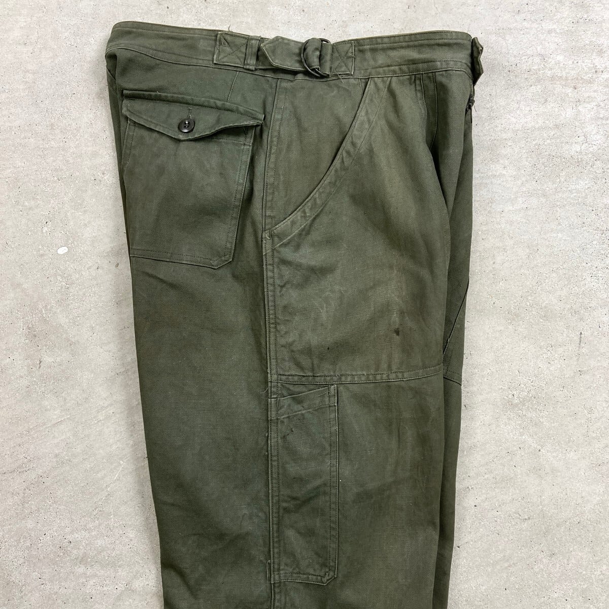 60年代 フランス軍 AIR FORCE メカニックパンツ メンズW32相当 古着