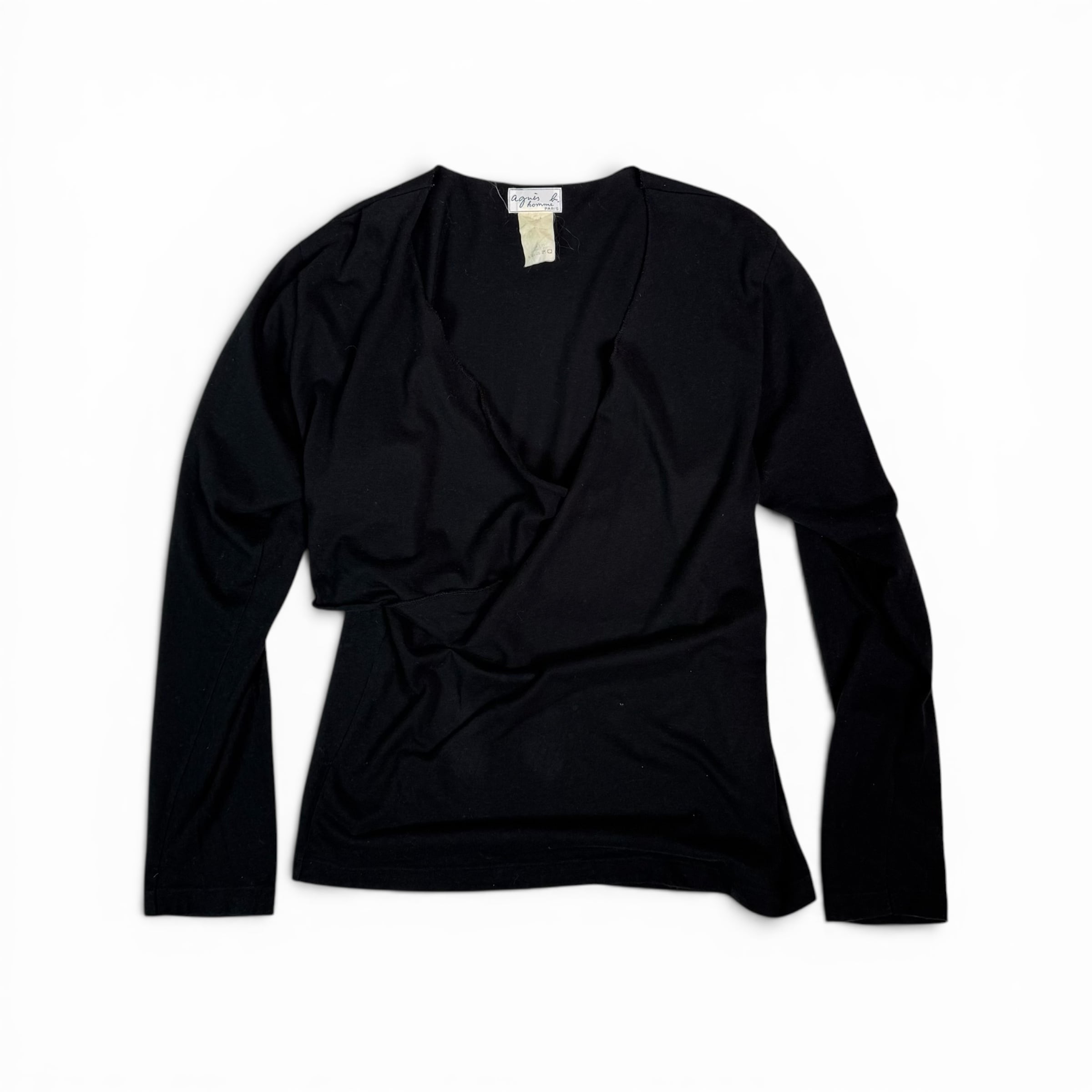 Joe Casely Hayford cable knit print L/S T shirt | seed