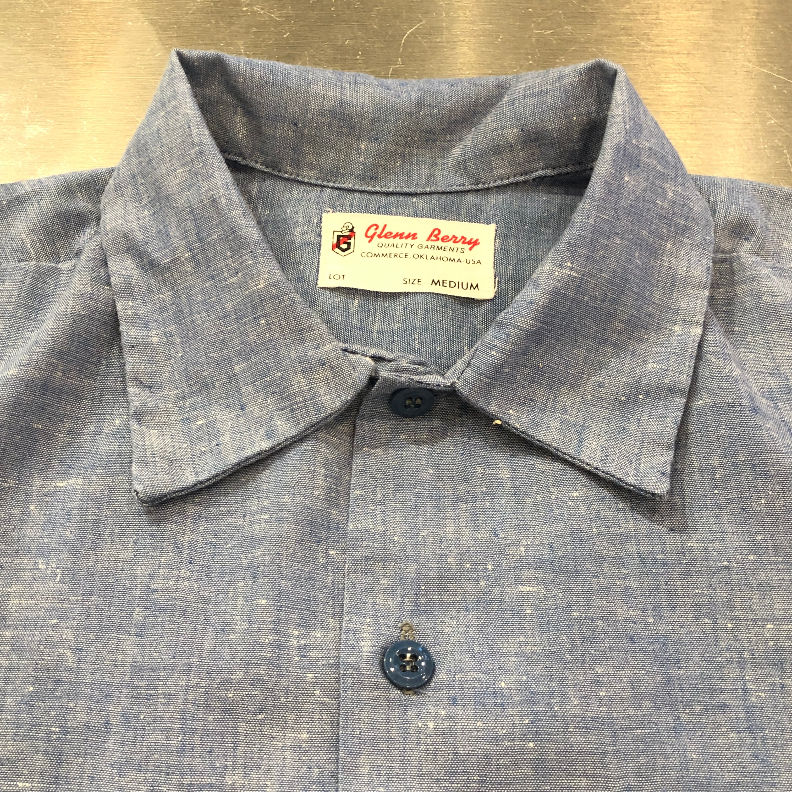 ⊕1970'S GLENN BERRY CHAMBRAY SHIRT | safarionline