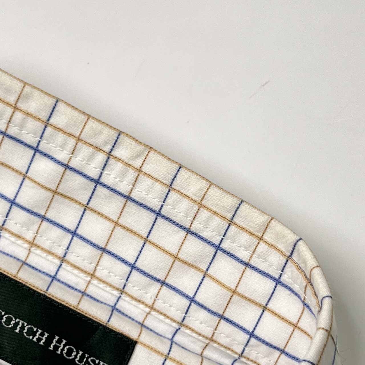 THE SCOTCH HOUSE スコッチハウス チェック 半袖シャツ LL/マルチ メンズ