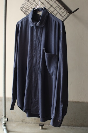1980’s Gianfranco Ferre viscose×wool gabardine shirts . size large .