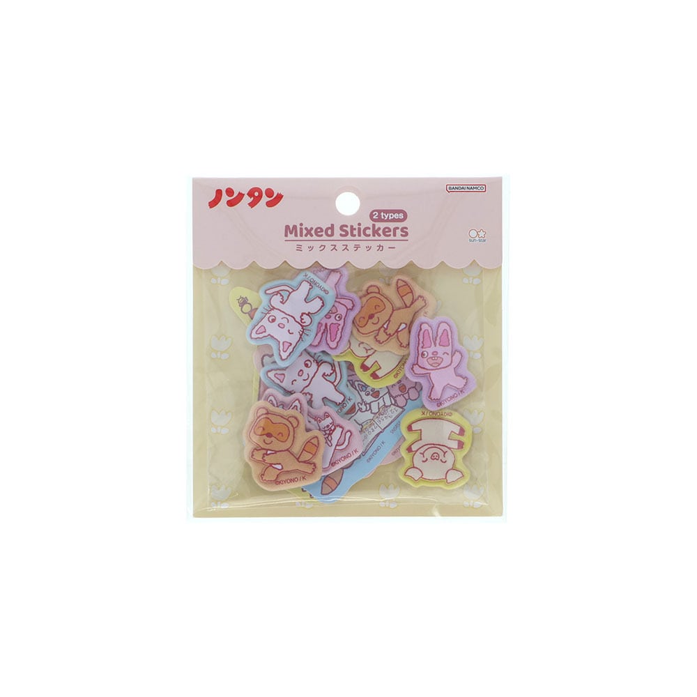 ノンタン ミックスシール ピンク | てんくーどう