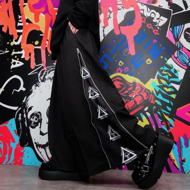 2WAY SIDE ZIP WIDE PANTS【EYE OF PROVIDENCE】