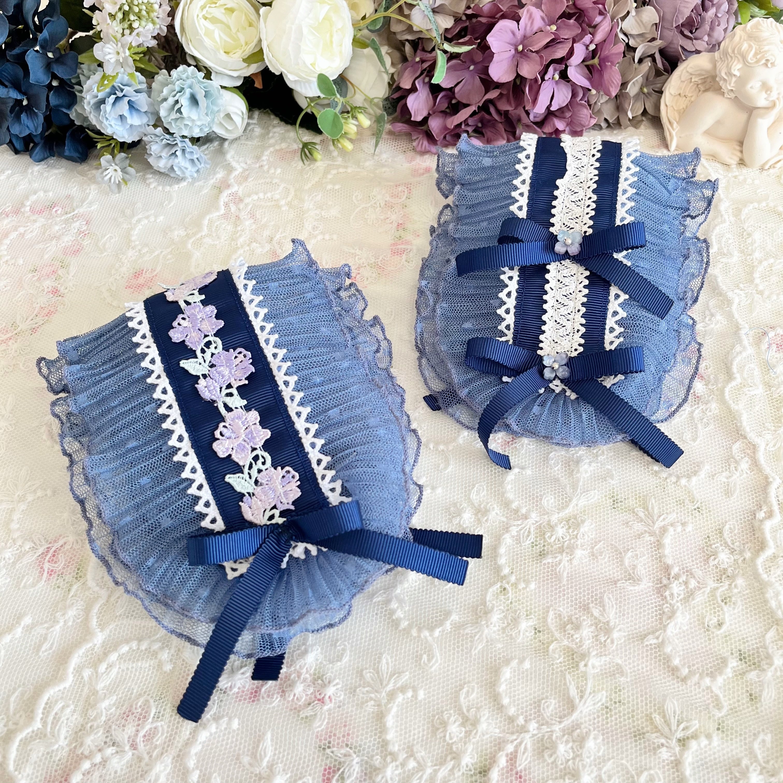 すみれとリボンのヘッドドレス すみれとリボンのヘッドドレス すみれとリボンのヘッドドレス すみれの