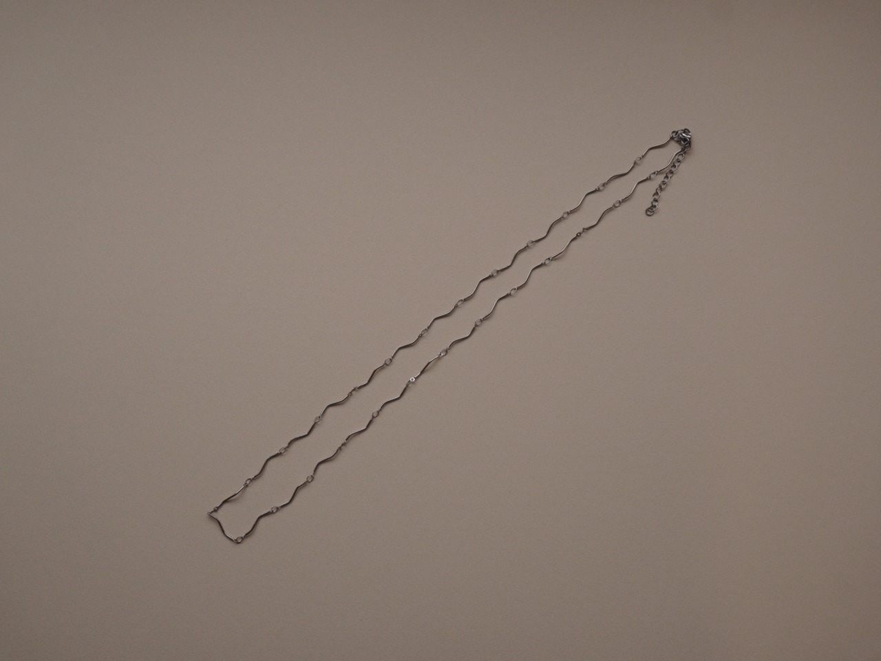 【 CORE 】design long chain necklace