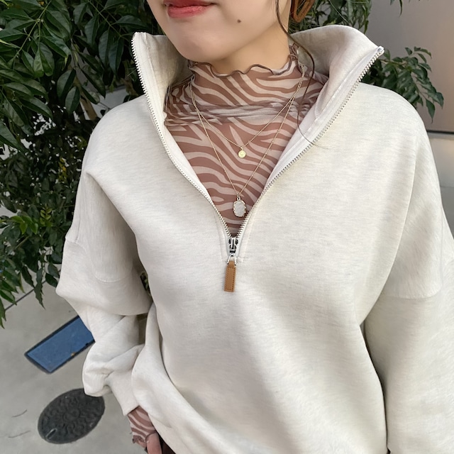ストレッチメッシュメロウzebratops／beige
