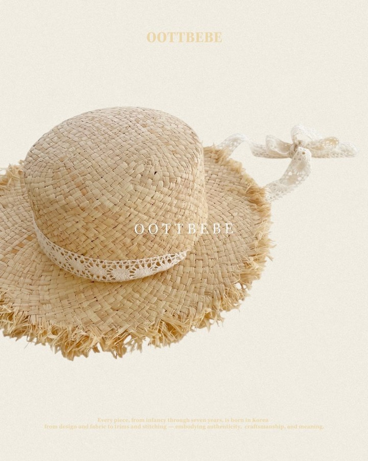[oottbebe] Lace hat / [오뜨베베] 레이스햇