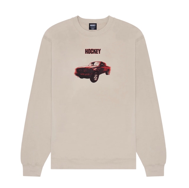 HOCKEY / RED RANGER CREWNECK / NATURAL : M